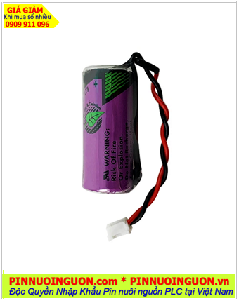 Tadiran SL-2361, Pin nuôi nguồn Tadiran SL-2361 lithium 3.6V 2/3AA 1650mAh chính hãng /Xuất xứ Israel